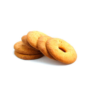 galletas de naranja con forma de rosco