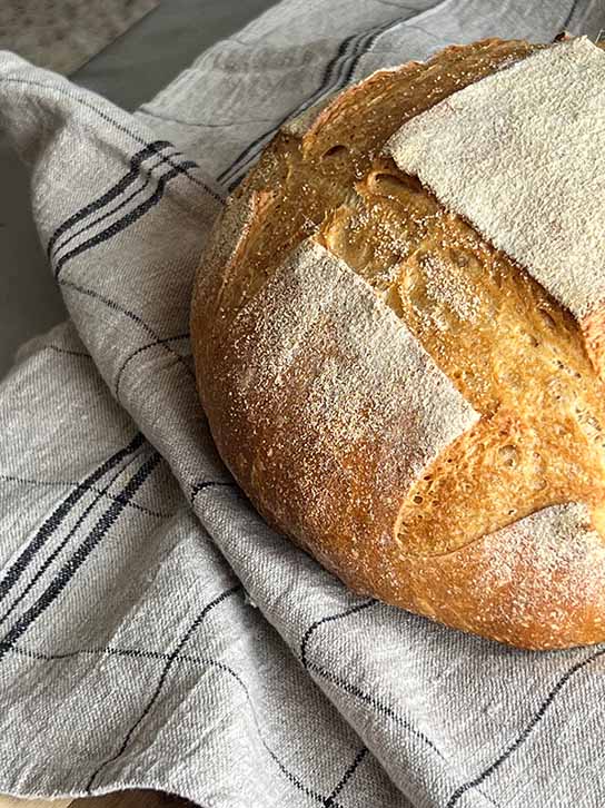 receta de pan fácil y rapida