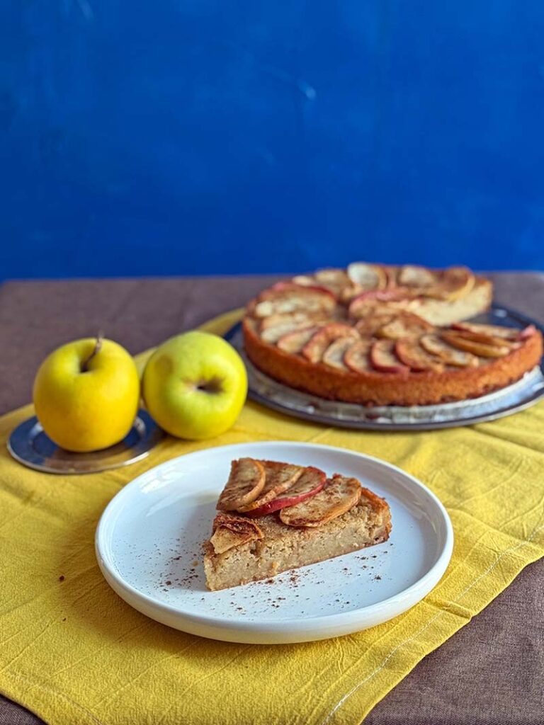 receta tarta de manzana estilo budin